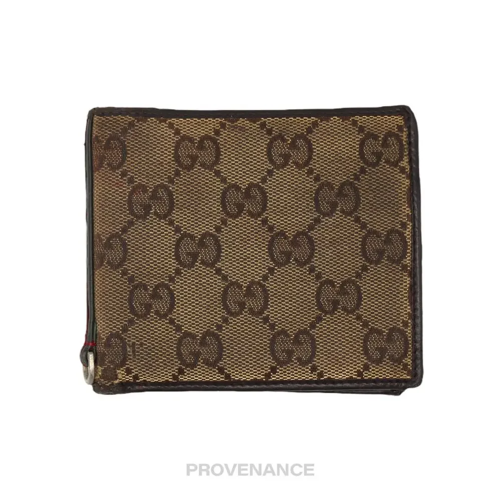 🔴 Gucci Bifold Wallet - GG Canvas